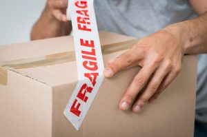 How to pack fragile items