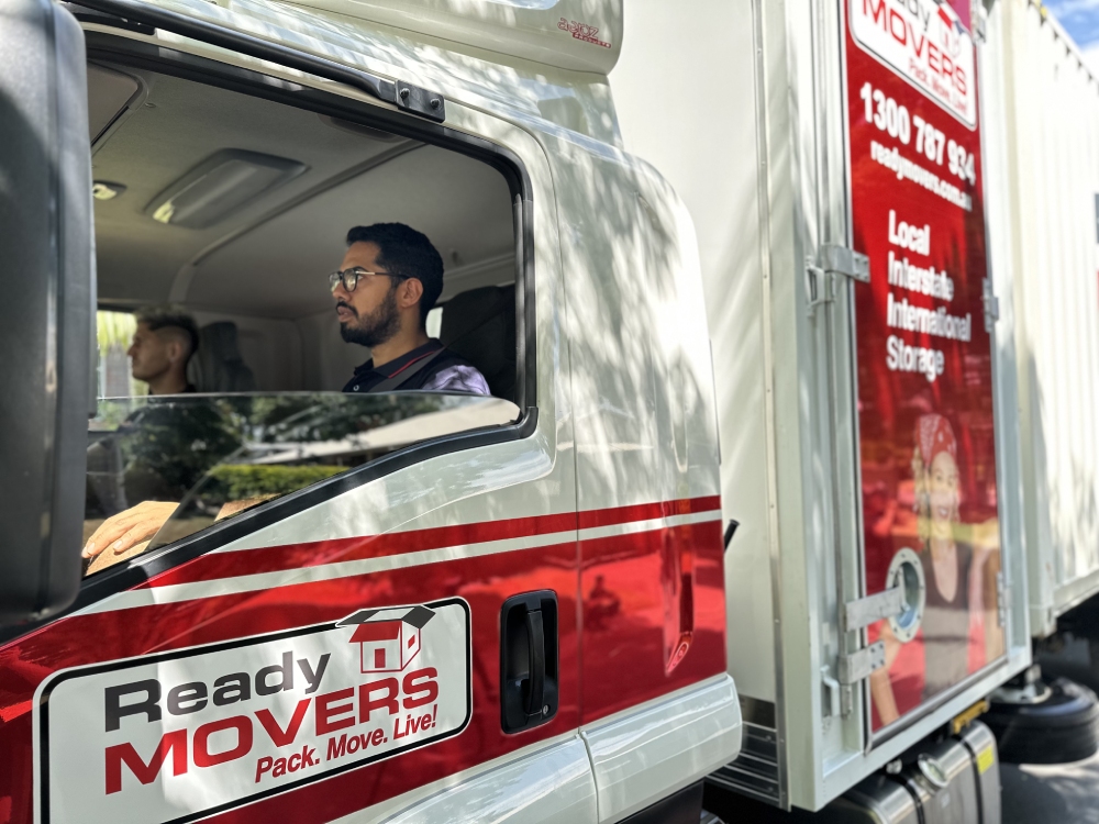 Ready Movers removalist team member on the job